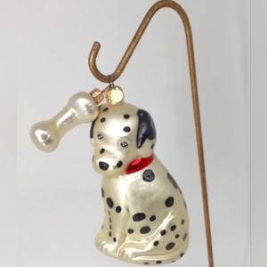 GLASS ORNAMENT DOG DEPT.56